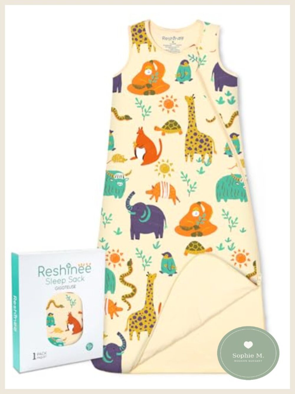 Bamboo Viscose Sleep Sack 1.0 Tog Wearable Blanket for Baby